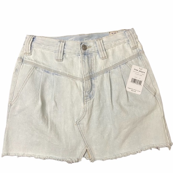 NWT Free people denim skirt - Picture 4 of 7